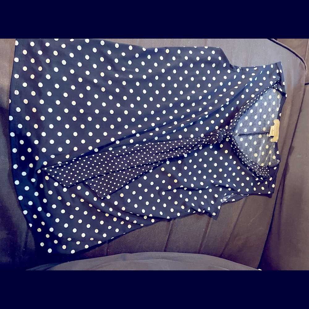 Blue Polka-Dot tank top